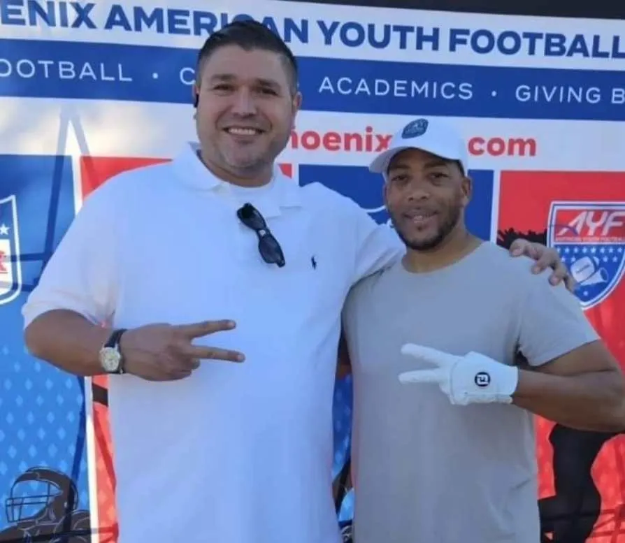 Carlos Siqueira with A.C. Caswell