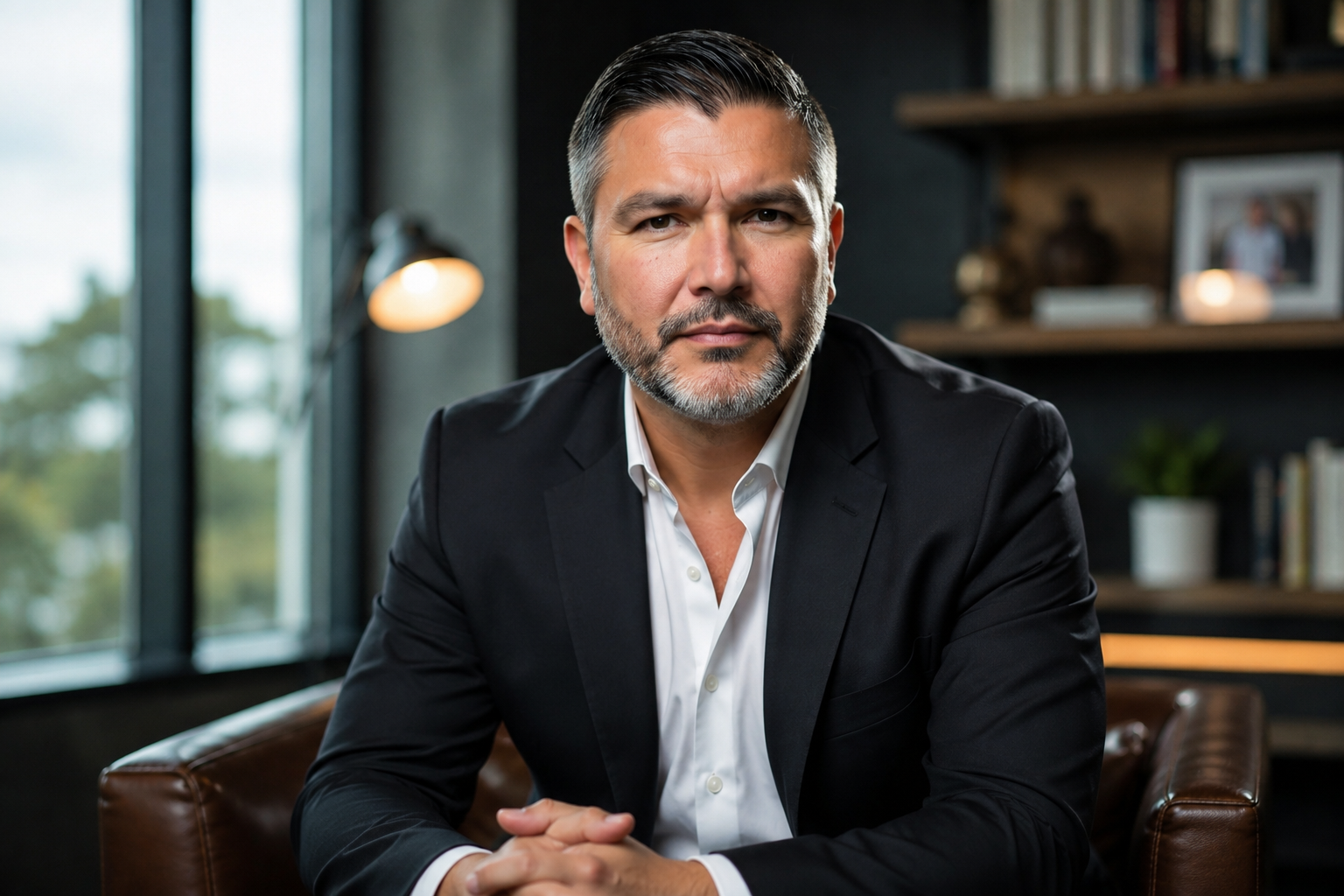 Carlos Siqueira in his office